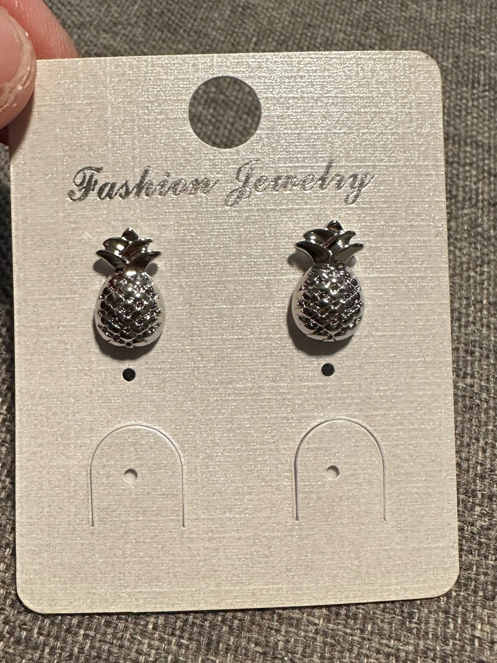 Pineapple‎ Stud Earrings NWT